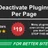 Deactivate Wordpress Plugins Per Page icon