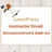 Learnpress – Announcement Add-On icon