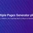 Multiple Page Generator Pro icon