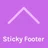 Oceanwp – Sticky Footer icon