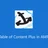 Table of Content Plus for AMP icon
