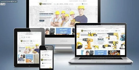 456 Industry – Repair Tools Shop & Construction Building Renovation Wp Theme featured image