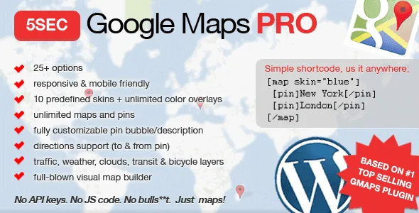 5Sec Google Maps Pro featured image