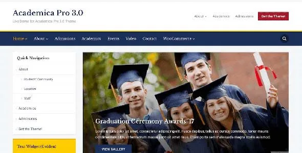 WPZoom Academica Pro 3 featured image