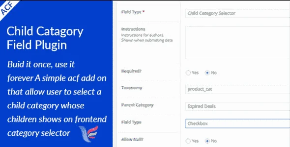 ACF Child Category Field featured image