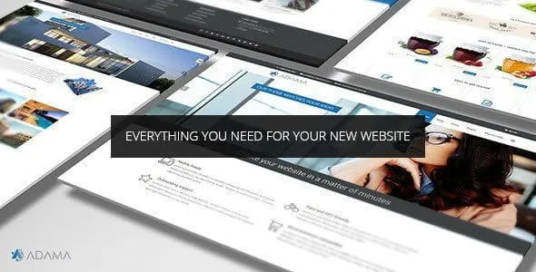 Adama – Responsive Multi-Purpose Wordpress Theme featured image