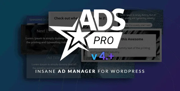 Ads Pro – Multi-Purpose Wordpress Ad Manager featured image