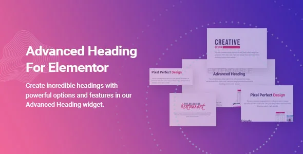 Advanced Heading and Animated Text for Elementor featured image