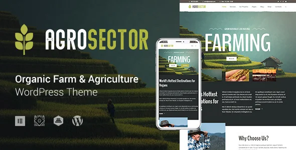 Agrosector - Agriculture & Organic Food WordPress Theme featured image