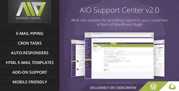 Aio Support Center – Wordpress Ticketing System featured image