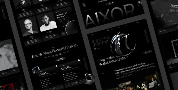 Aixor - Agency WordPress Theme featured image