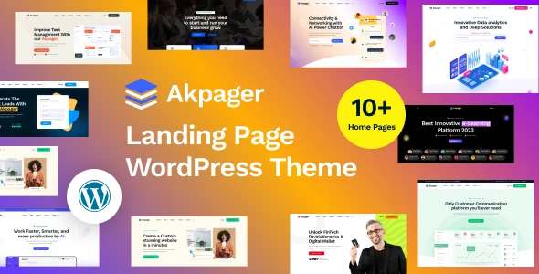 Akpager - Landing Page Elementor WordPress Theme featured image