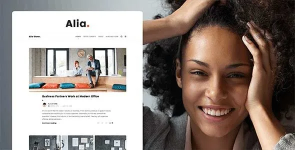 Alia - Minimal Personal Blog featured image