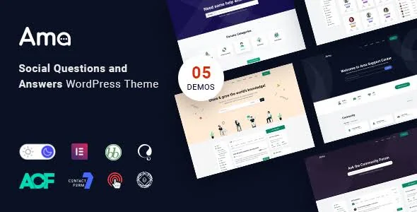 AMA - bbPress WP Theme with Social Questions and Answers featured image