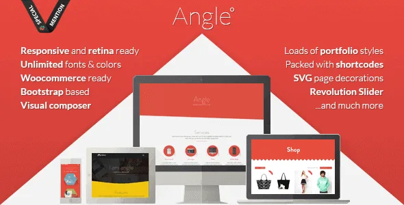 Angle – Flat Responsive Bootstrap Multipurpose Theme featured image