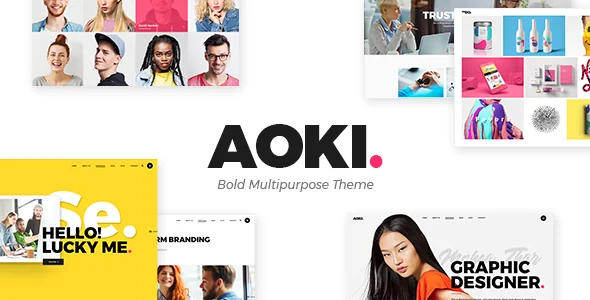Aoki - Creative Design Agency WordPress Theme featured image