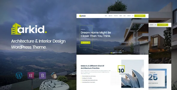 Arkid - Architecture and Interior Design WordPress Theme featured image