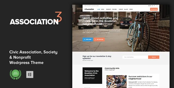 Association - Civic and Third Sector Nonprofit WordPress Theme featured image
