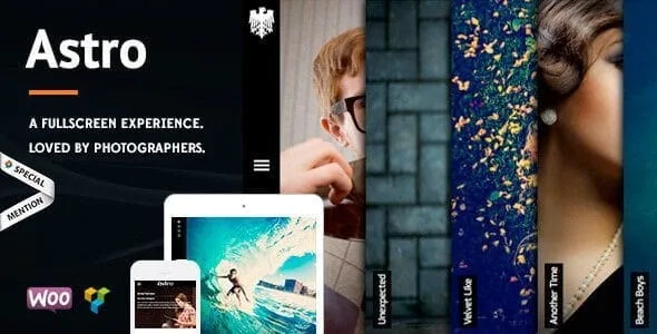 Astro – Showcase Photography Wordpress Theme featured image