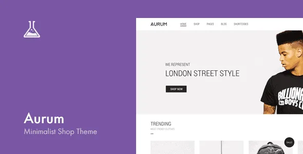 Aurum – Minimalist Shopping Theme featured image
