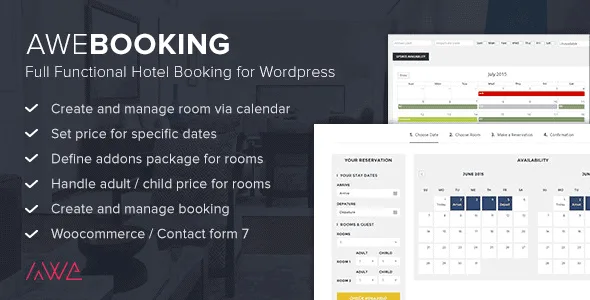 Awebooking – Online Hotel Booking For Wordpress featured image