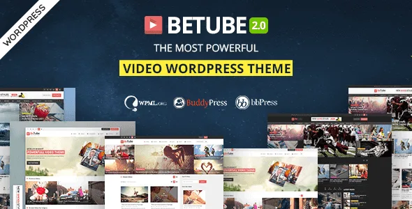Betube – Video Wordpress Theme featured image
