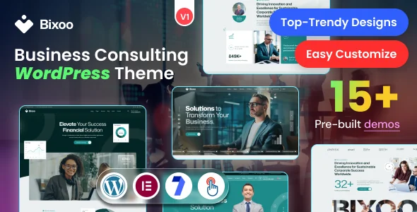 Bixoo - Business Consulting WordPress Theme featured image