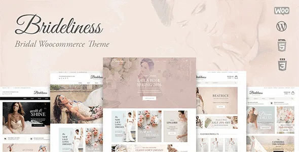 Brideliness – Wedding Shop Wordpress Woocommerce Theme featured image