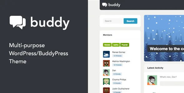 Buddy – Multi-Purpose Wordpress Buddypress Theme featured image