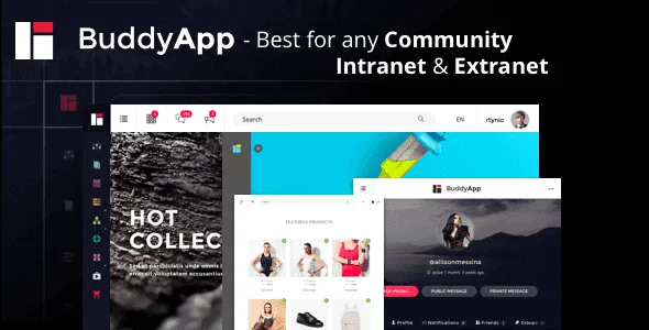 Buddyapp – Mobile First Community Wordpress Theme featured image
