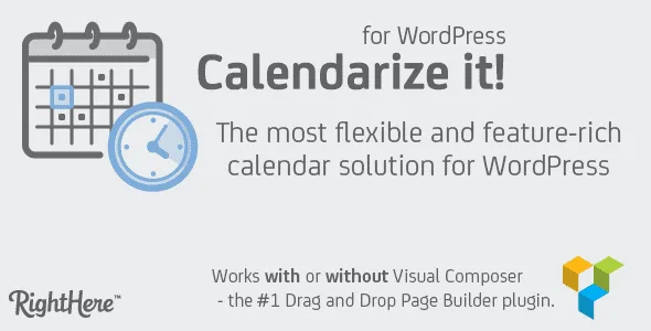 Calendarize It! – Calendar Solution For Wordpress + Addons featured image