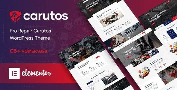 Carutos - Car Repair Services & Auto Parts WordPress Theme featured image