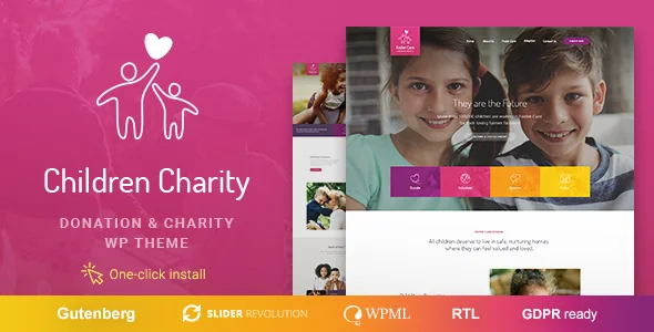 Children Charity - Nonprofit & NGO WordPress Theme featured image