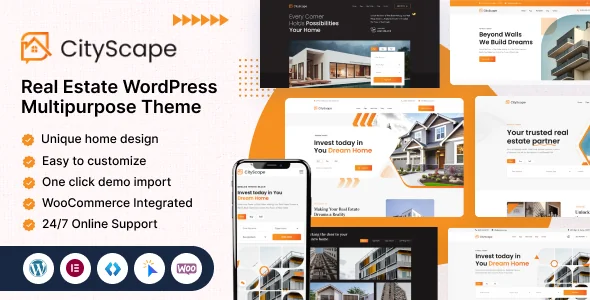 CityScape – Real Estate WordPress Theme Multipurpose featured image