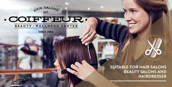 Coiffeur - Hair Salon WordPress Theme featured image