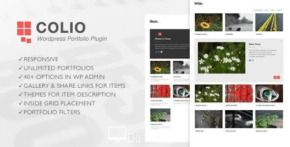 Colio – Responsive Portfolio Wordpress Plugin featured image