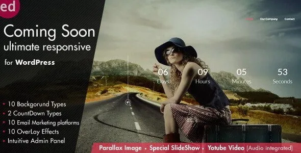 Coming Soon – Countdown Responsive Wordpress Plugin featured image