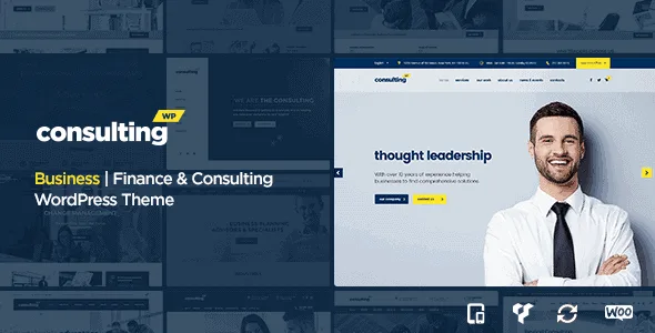 Consulting – Business Finance Wordpress Theme featured image