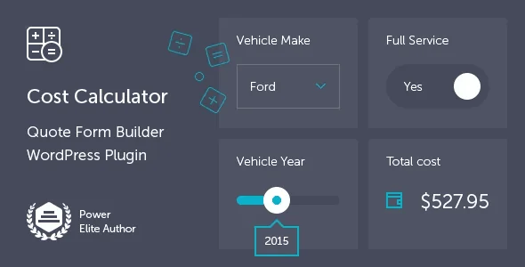 Cost Calculator for WordPress featured image