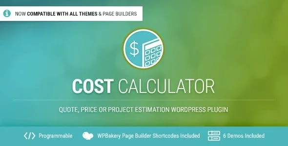 Cost Calculator WordPress Plugin featured image