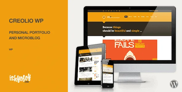 Creolio Wp – Personal Portfolio And Microblog featured image