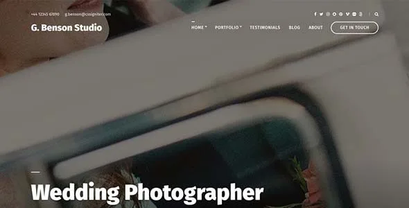 Cssigniter – Benson Wordpress Theme featured image