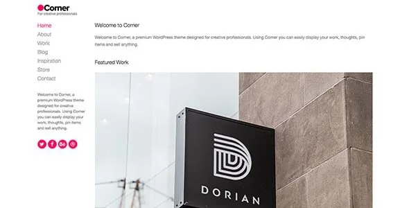 Cssigniter – Corner Wordpress Theme featured image