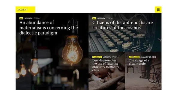 Cssigniter – Moment Wordpress Theme featured image