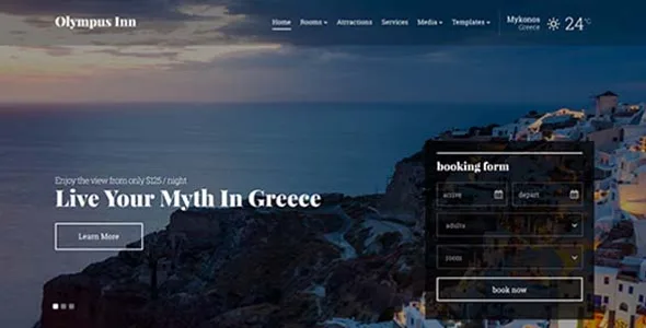 Cssigniter – Olympus Inn Wordpress Theme featured image