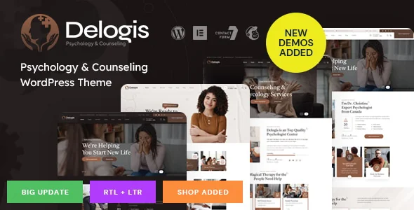 Delogis - Psychology & Counseling WordPress Theme featured image