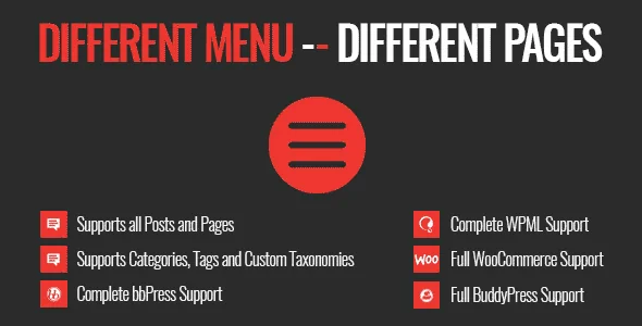 Different Menu In Different Pages featured image