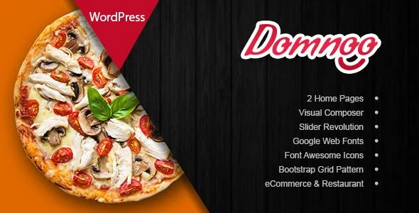 Domnoo - Pizza & Restaurant WordPress Theme featured image