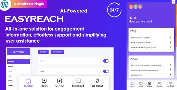 EasyReach - AI Chatbot solution for Wordpress featured image