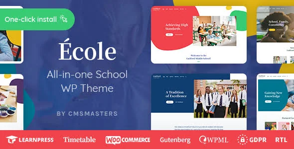 Ecole - Education & School WordPress Theme featured image
